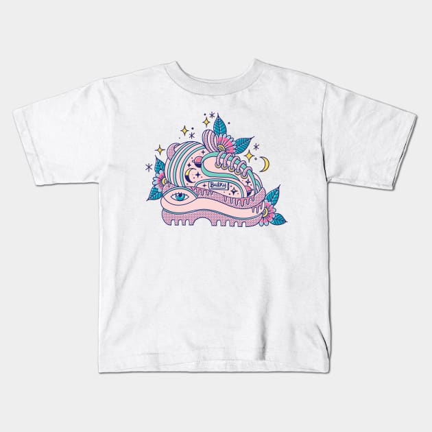 Bulky shoe Kids T-Shirt by Paolavk